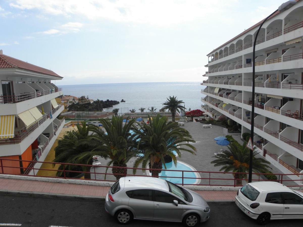 First Line Beach Apartment With Ocean View La Arena Puerto de Santiago  Luaran gambar