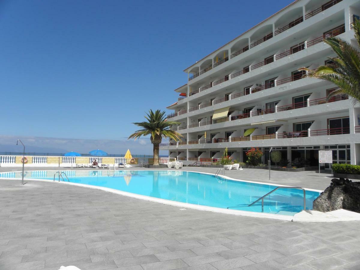 First Line Beach Apartment With Ocean View La Arena Puerto de Santiago  Luaran gambar