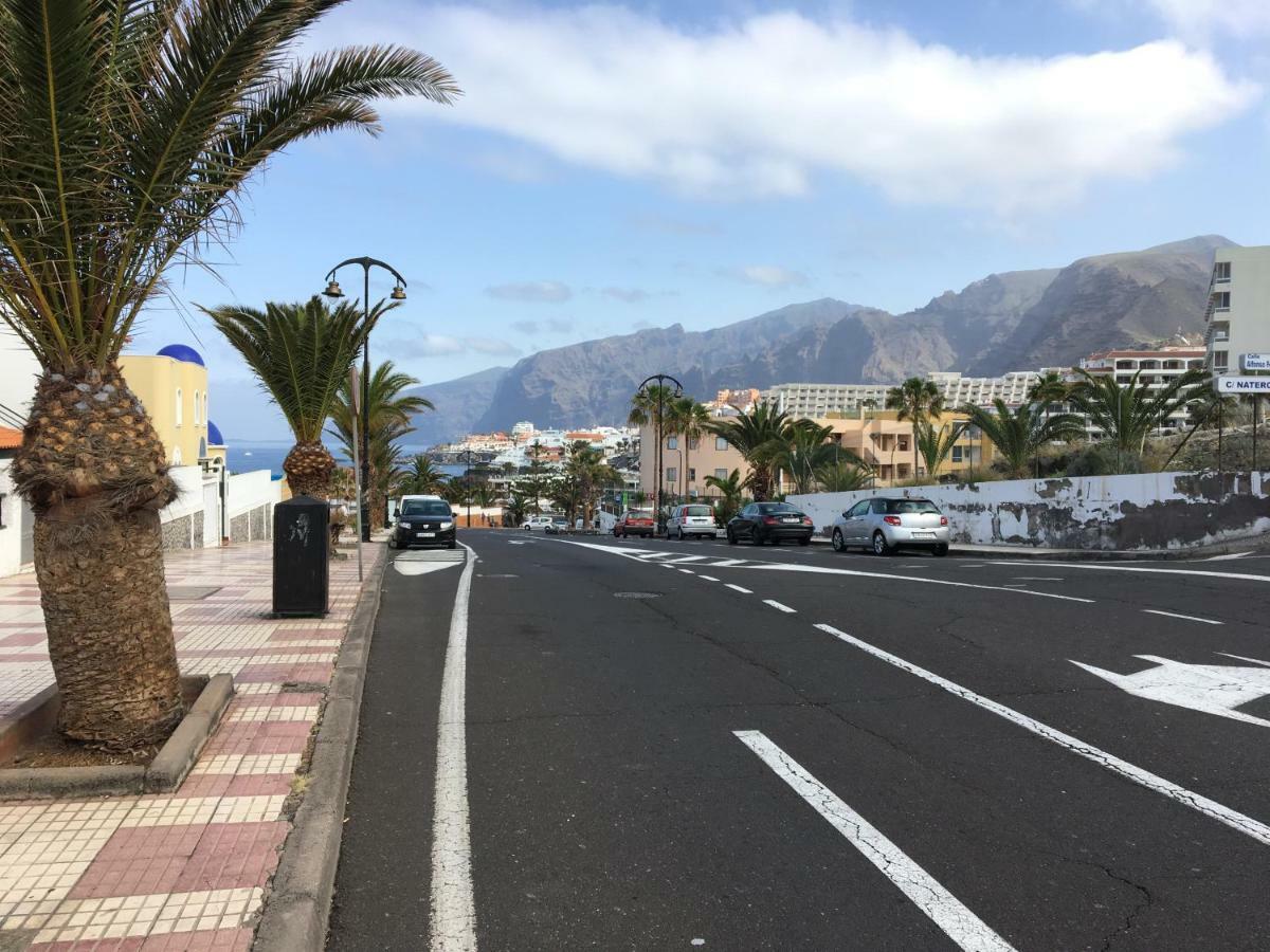 First Line Beach Apartment With Ocean View La Arena Puerto de Santiago  Luaran gambar