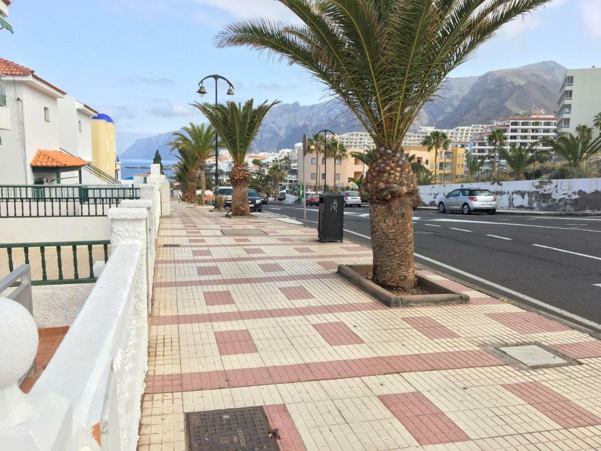 First Line Beach Apartment With Ocean View La Arena Puerto de Santiago  Luaran gambar